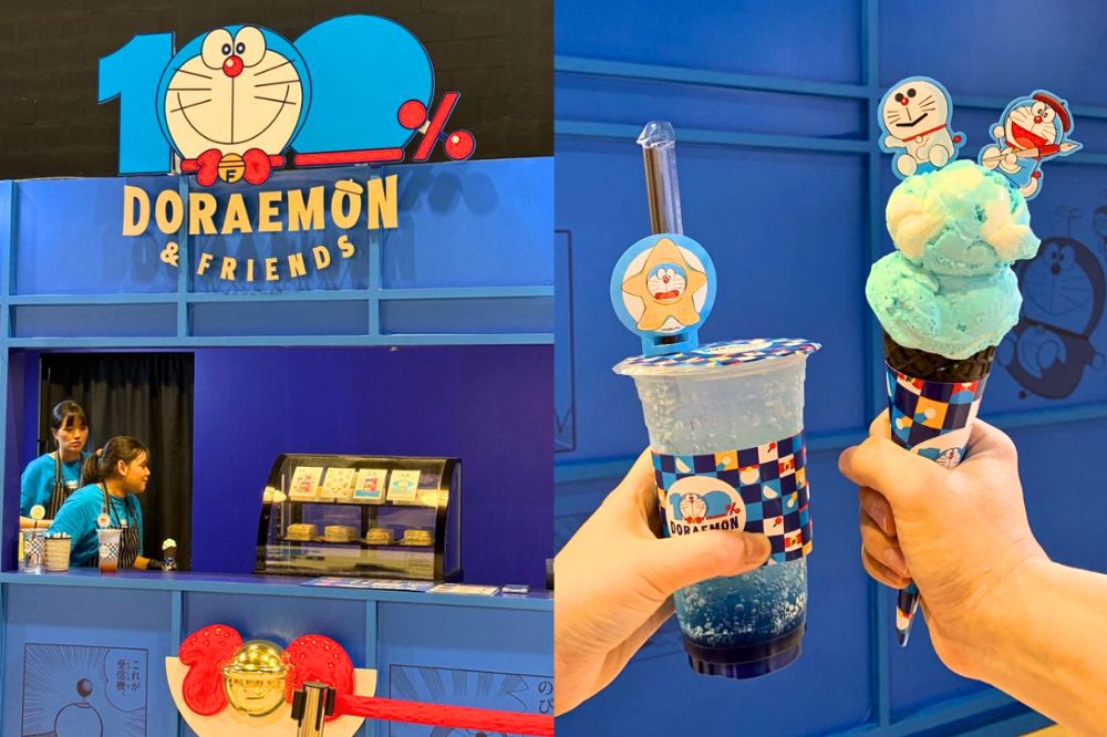 เครื่องดื่มและของหวานลายโดราเอมอน