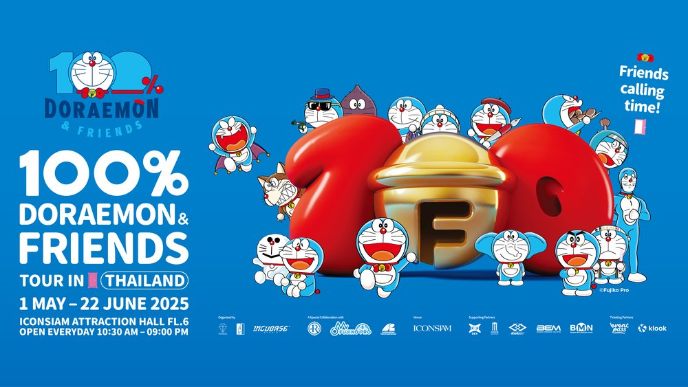 100% DORAEMON & FRIENDS TOUR IN THAILAND