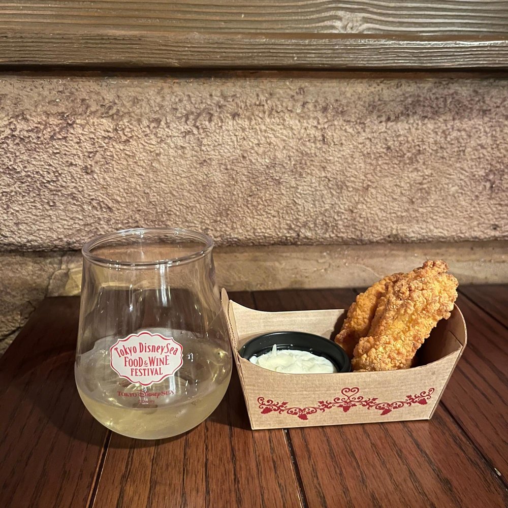 チキンテンダー スパークリングワイン 東京ディズニーシー フード&ワイン・フェスティバル