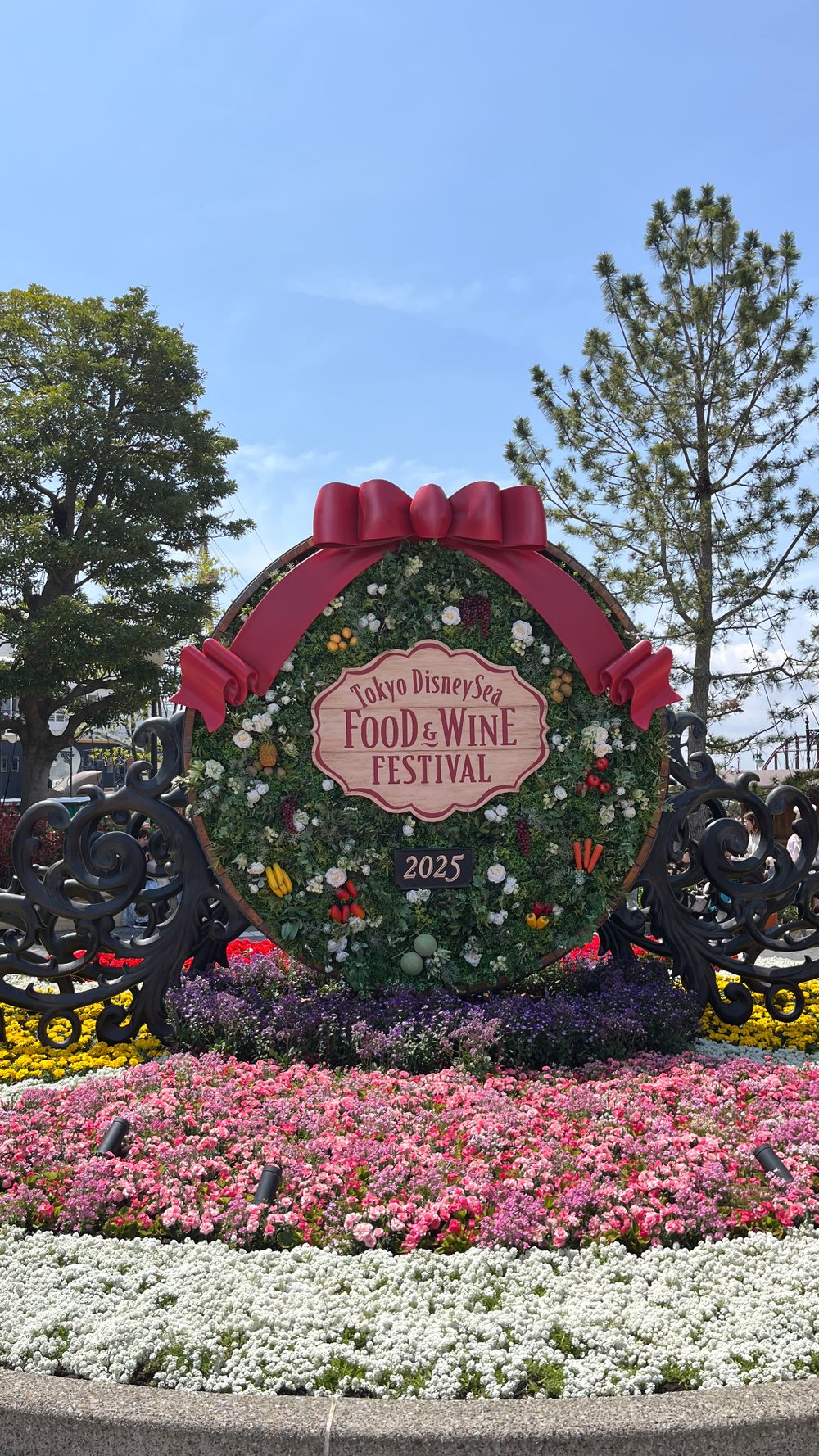 東京ディズニーシー フード&ワイン・フェスティバル 花壇