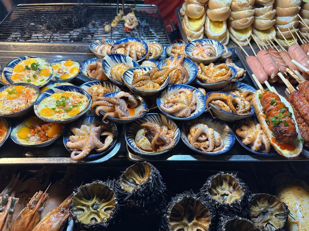 富國島夜市, 富國夜市美食, 楊東夜市美食, 楊東夜市海鮮