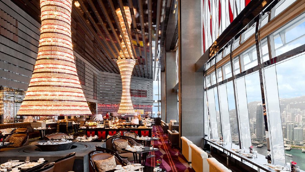 香港　アフタヌーンティー  The Lounge & Bar（ザ・リッツ・カールトン香港）