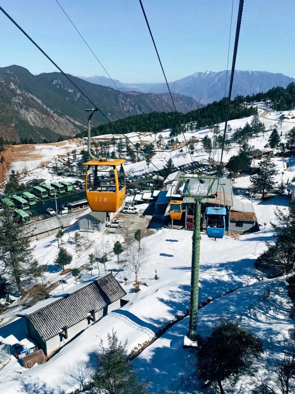 玉龍雪山景點, 牦牛坪索道
