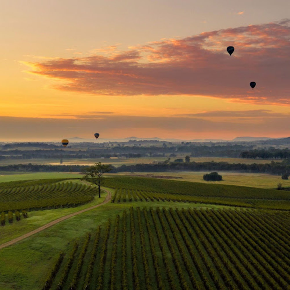 8 day sydney road trip itinerary shrugmyshoulder: hot air balloon sunrise