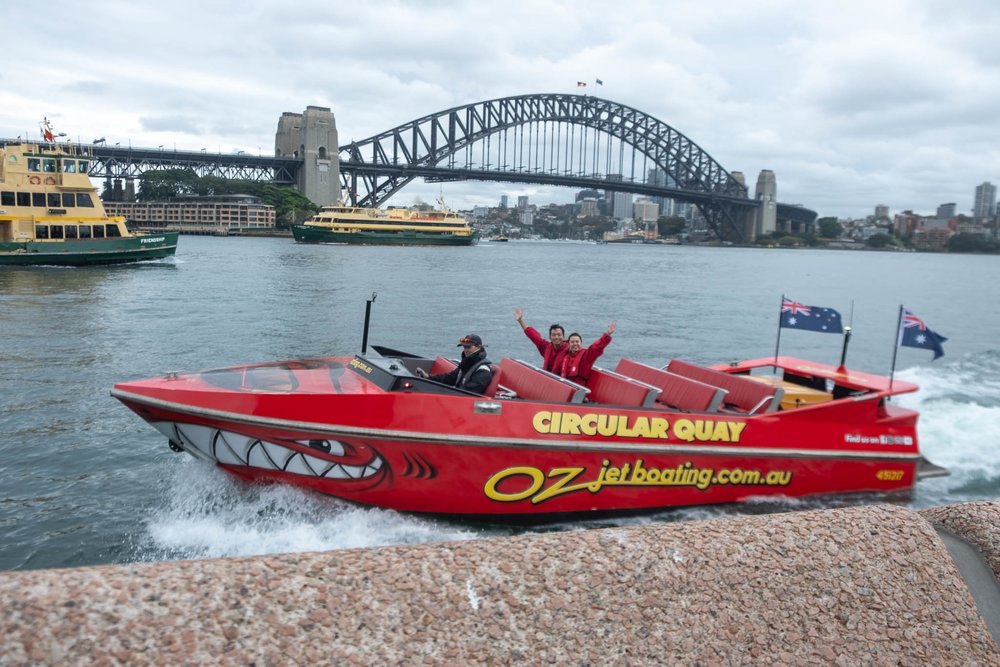 8 day sydney road trip itinerary shrugmyshoulder: Sydney Harbour Oz Jet Boating Thrill Ride