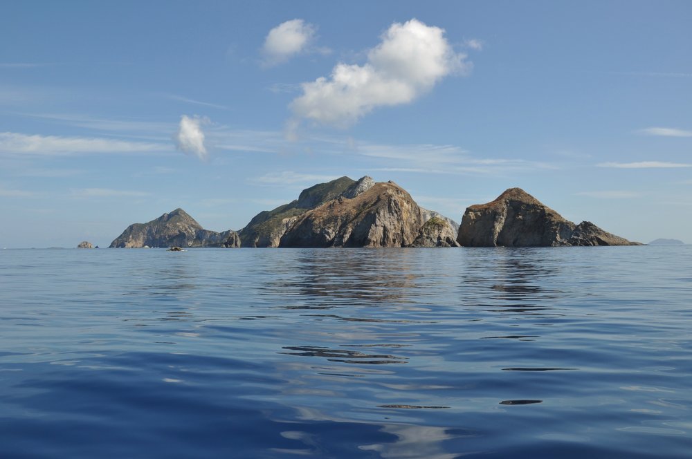 day trips from rome - ponza island from afar