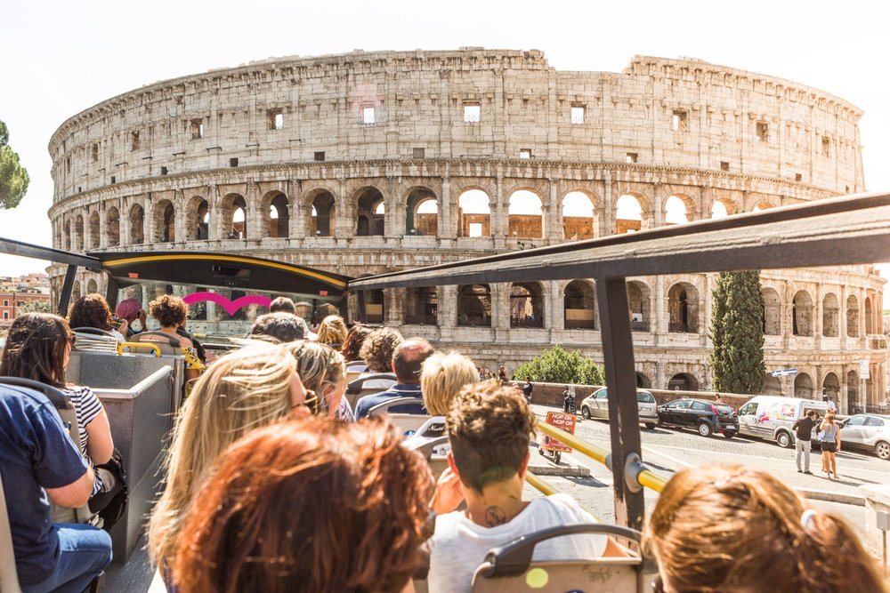  hop-on hop-off bus colosseum 