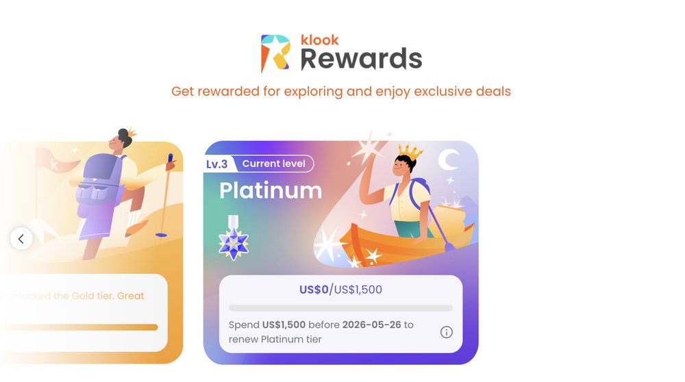 Klook Rewards Platinum