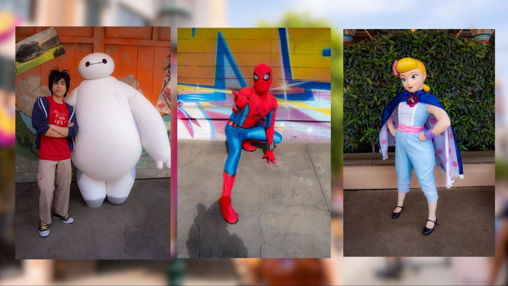 「世界で一番幸せな場所」カリフォルニアディズニー70周年を体験! ベイマックス&ヒロ スパイダーマン ボー・ピープ