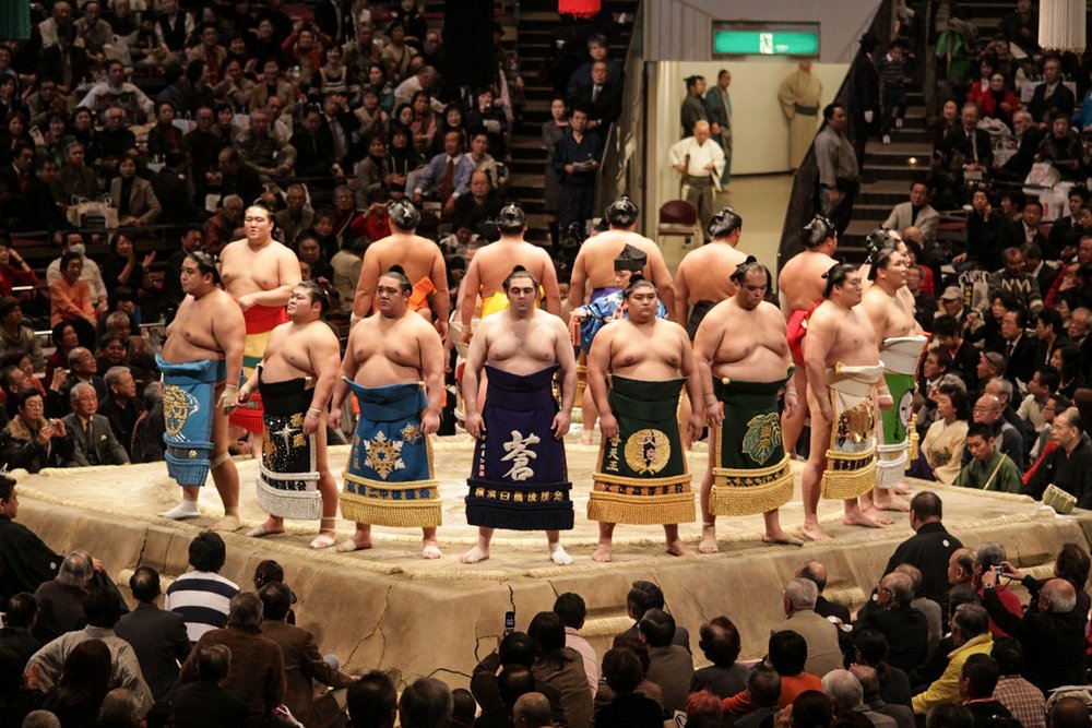 Tokyo Sumo Tournament Line Up