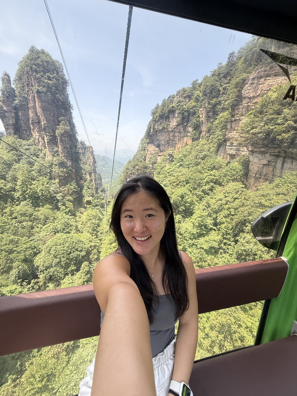 Zhangjiajie National Park China - Cable Car at Yangjiajie Scenic Area