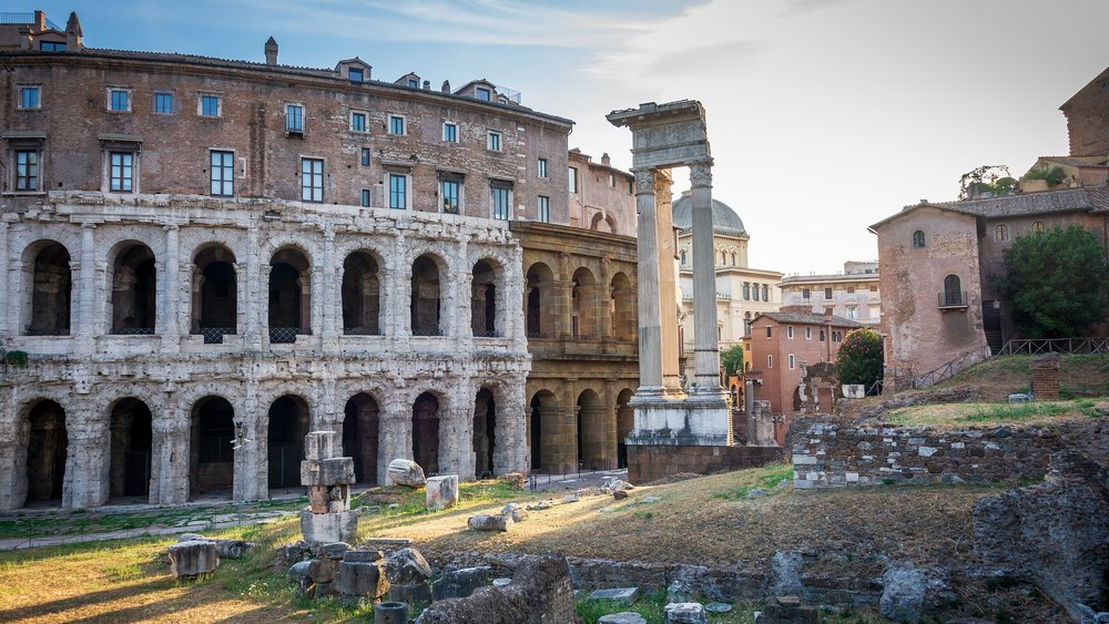 ancient roman buildings - Teatro di Marcello