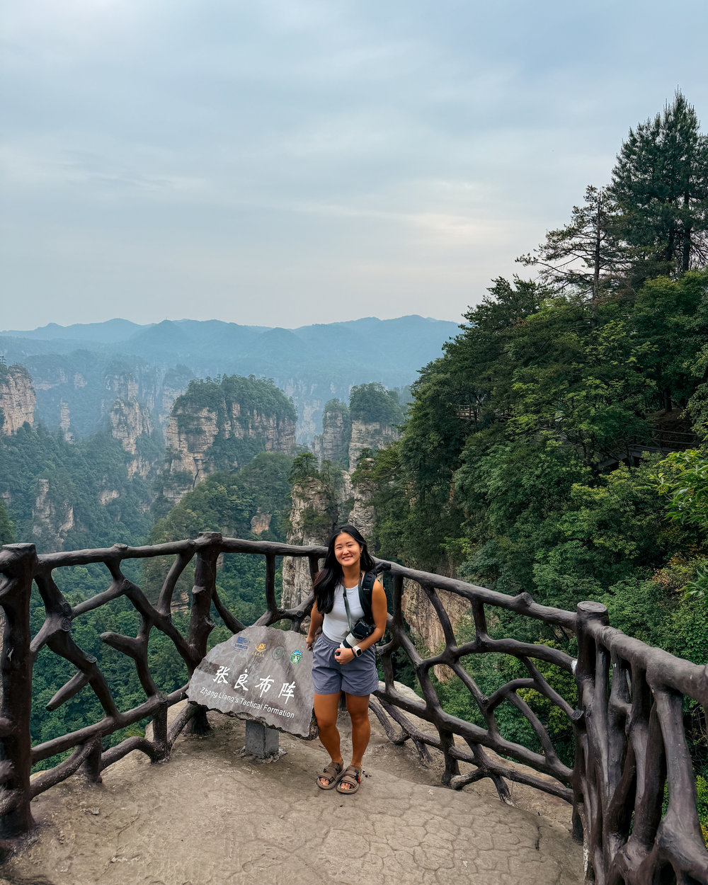 Lower Section of Zhangjiajie National Forest Park - Huangshizhai Viewpoint