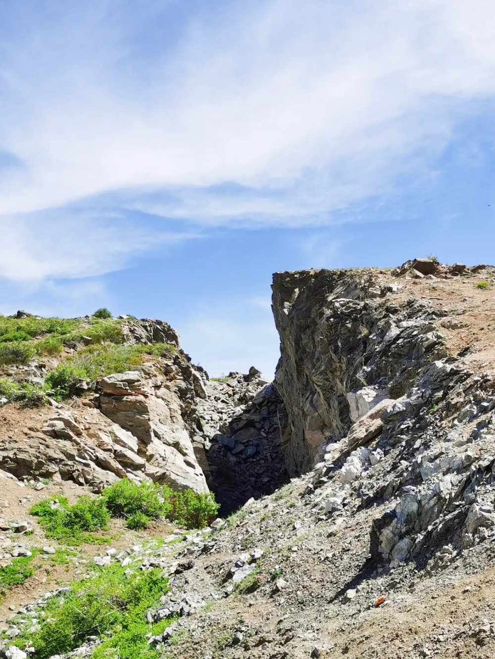 可可托海,卡拉先格爾地震斷裂帶