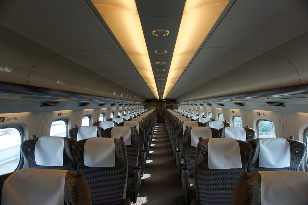 shinkansen interiors