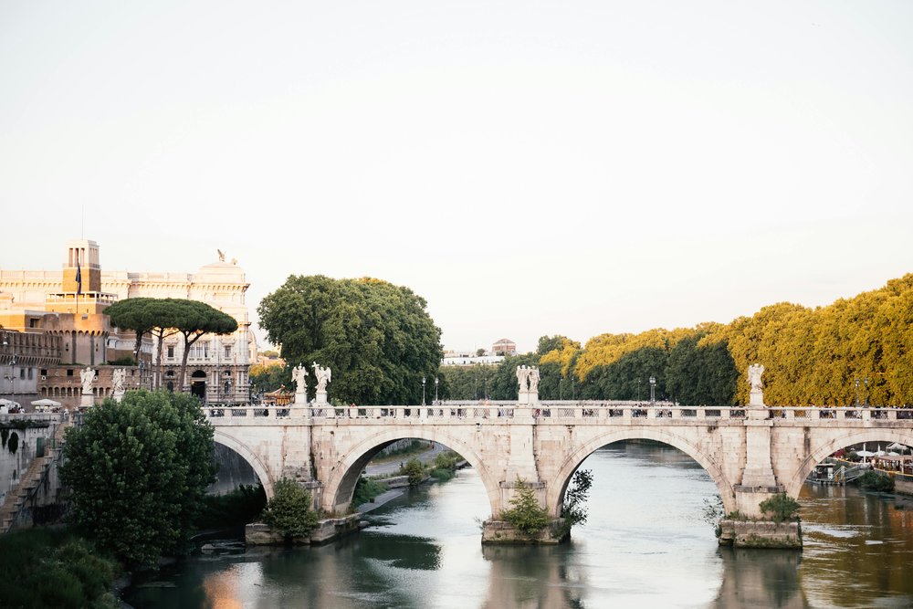 [Bike Rental in Rome] Photo of Tiber River bridge
