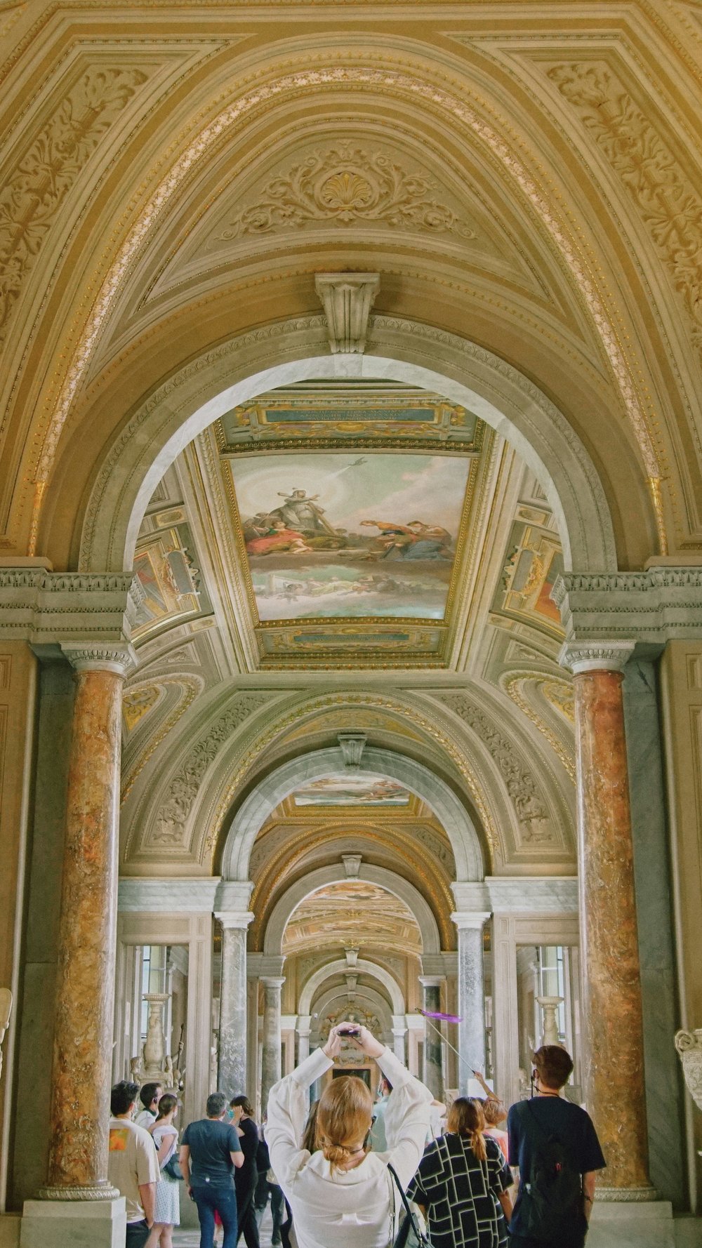 [usxanz] rome in november - vatican ceiling with paintings