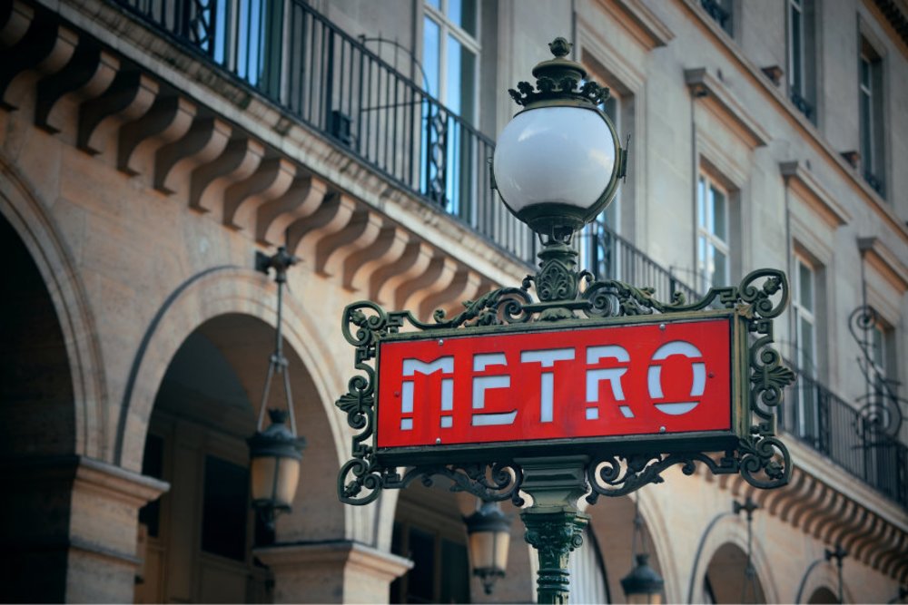 Paris Metro signage