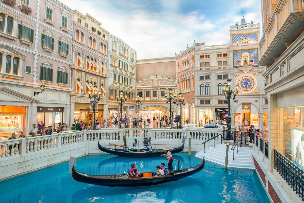 The Venetian Macao โรงแรมหรูและแหล่งช้อปปิ้งชื่อดังของมาเก๊า