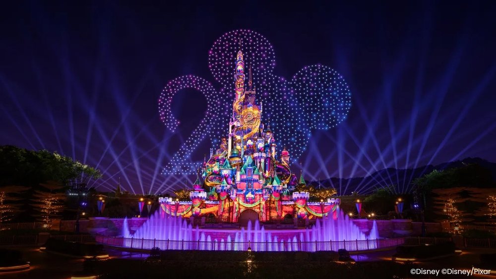 hong kong disneyland 20th anniversary party
