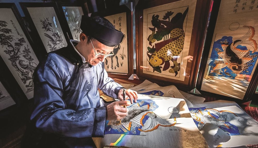 Gặp Và Trò Chuyện Với Những Nghệ Nhân Ở Làng Tranh Đông Hồ