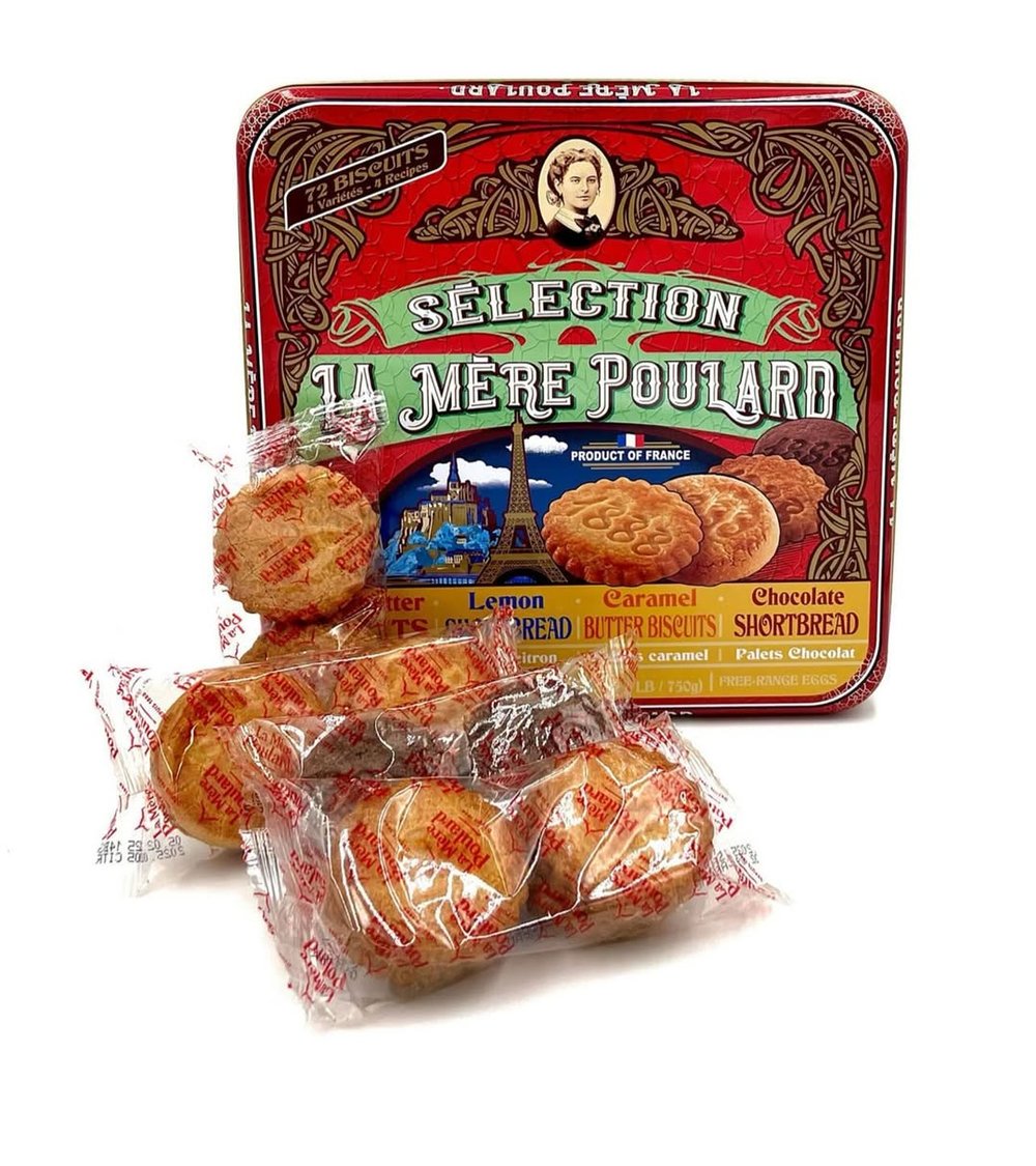 フランス　お土産 La Mère Poulardのクッキー