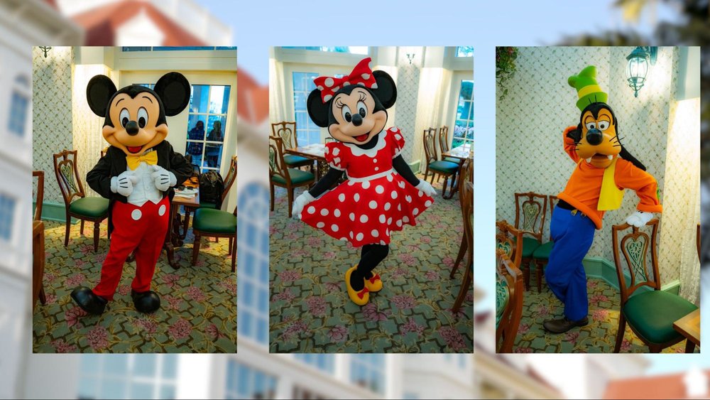 2025年最新！香港ディズニーランドのキャラクターグリーティング完全ガイド　ミッキー グーフィー ミニー エンチャンテッド・ガーデン・レストラン