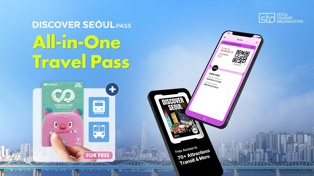 Discover Seoul Pass and Climate Card Combo