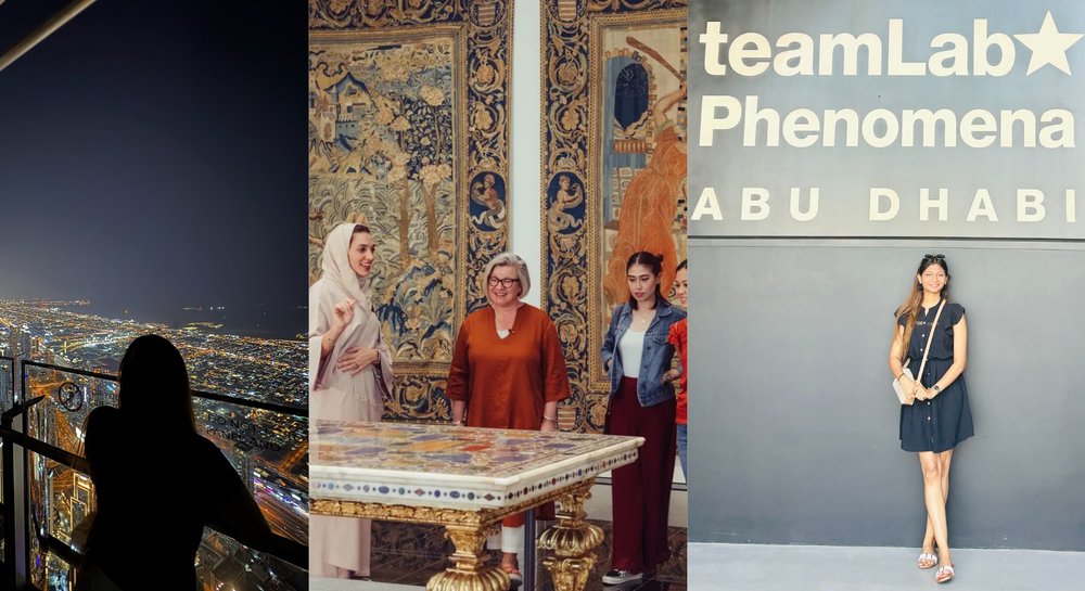 Burj Khalifa, Louvre Abu Dhabi, teamLab Phenomena