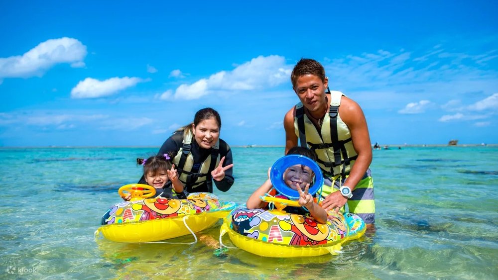 沖繩恩納村天然海灘 浮潛體驗