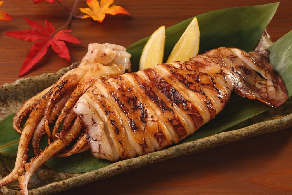 Xiên Mực Nướng Ikayaki Thơm Nồng