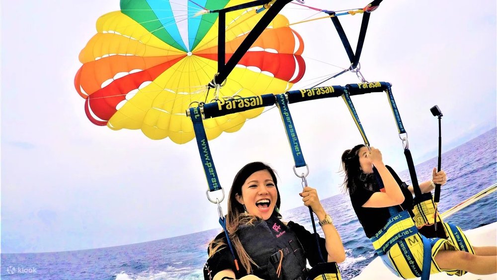 沖繩海上拖曳傘體驗