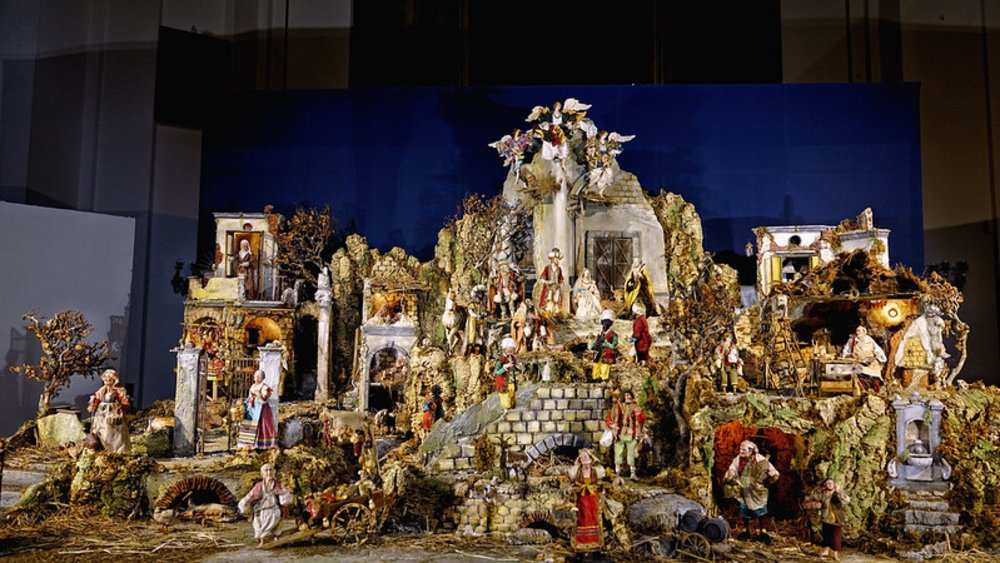 Nativity scene in Rome