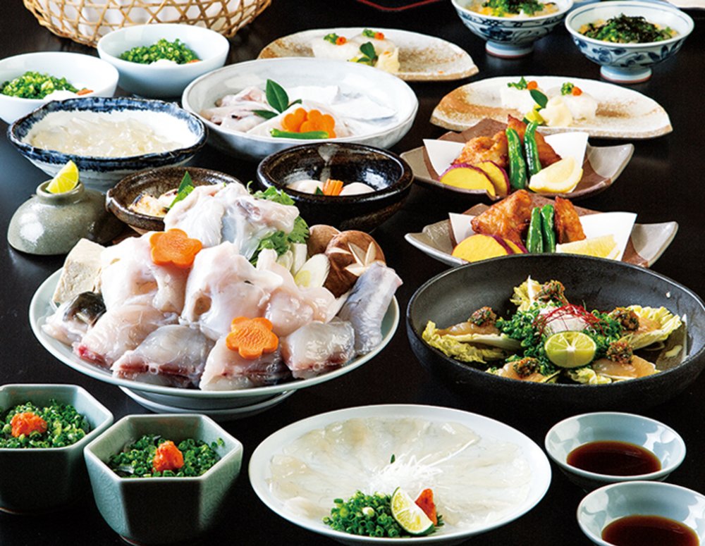 Guenpin Fugu restaurant in osaka 