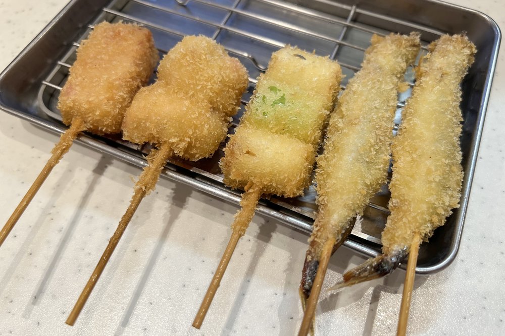 Kushikatsu platter