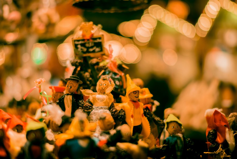 Handmade trinkets at Munich Christmas Market