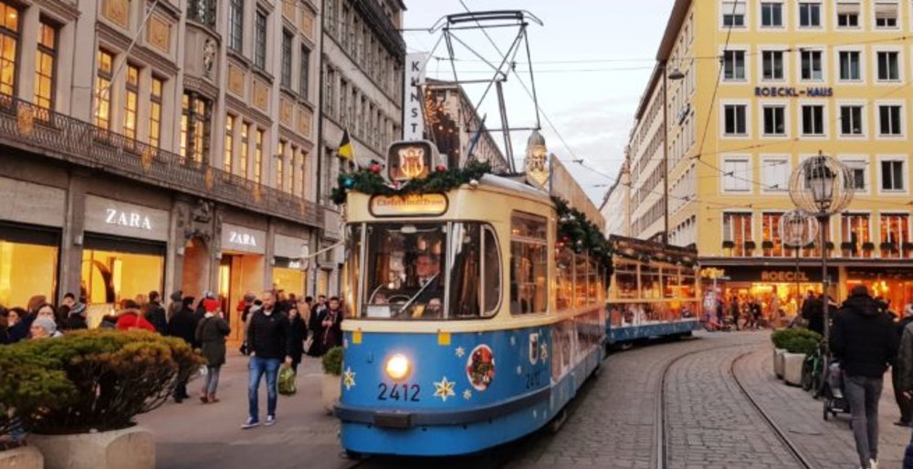 Christmas Tram in Munich