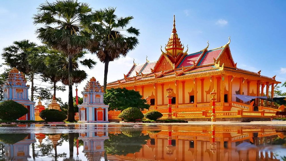 Chùa Xiêm Cán - Ngôi Chùa Đặc Trưng Kiến Trúc Khmer