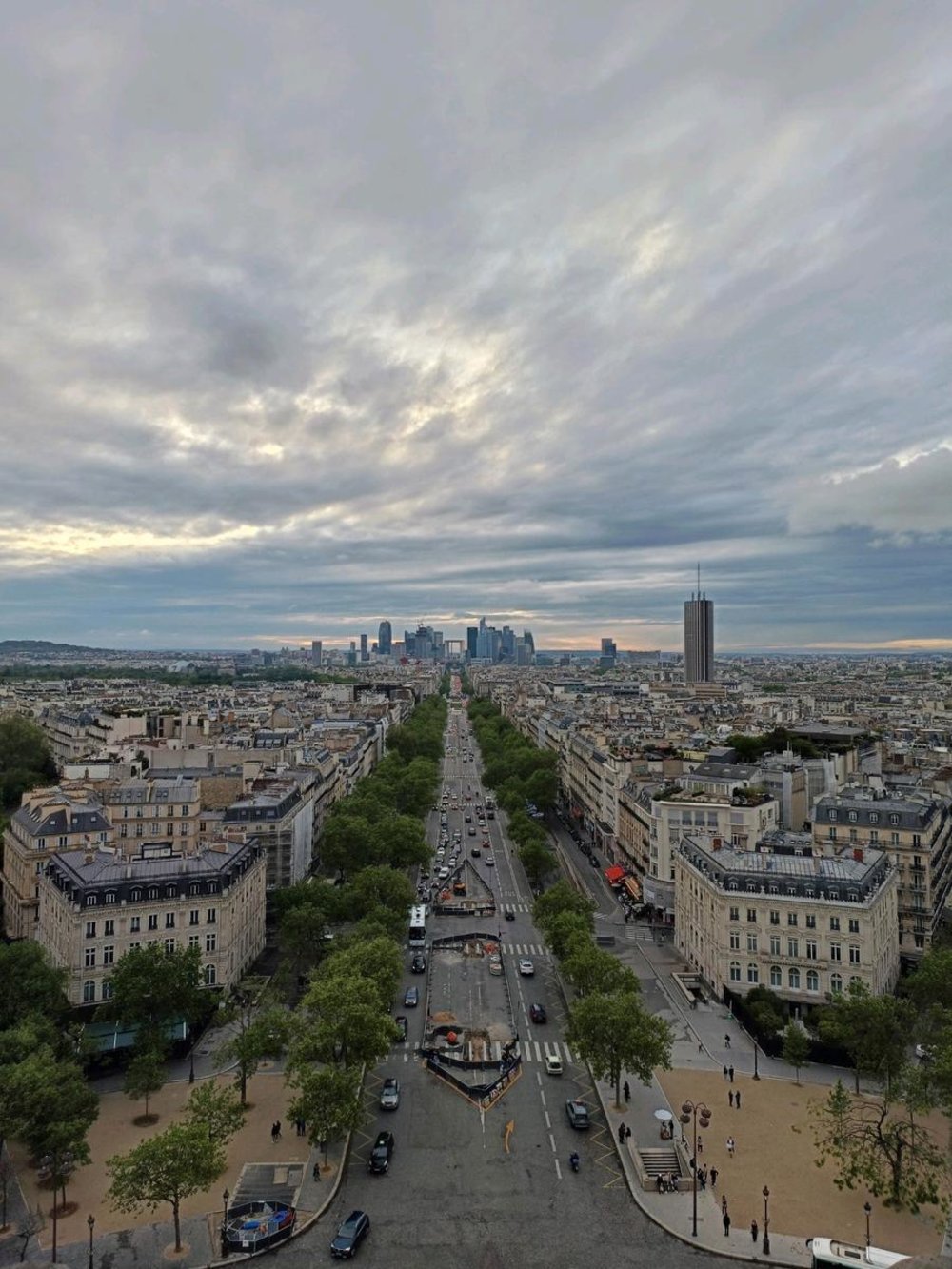View from the Arc de Triomphe