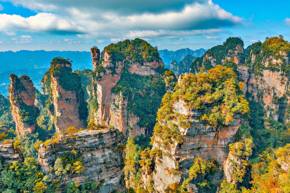 จางเจียเจี้ย ช่วงฤดูใบไม้เปลี่ยนสี 