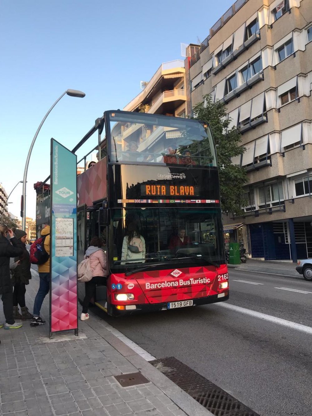 Hop on Hop off Bus in Barcelona, Spain