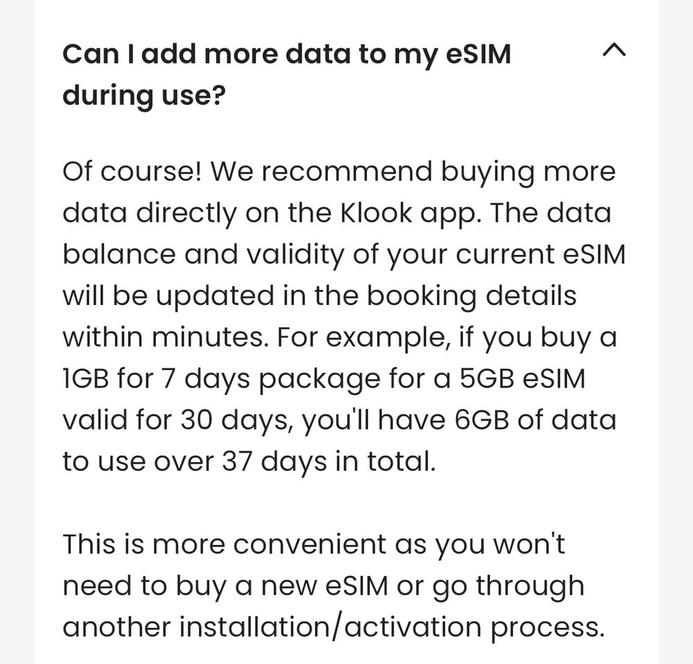 klook esim