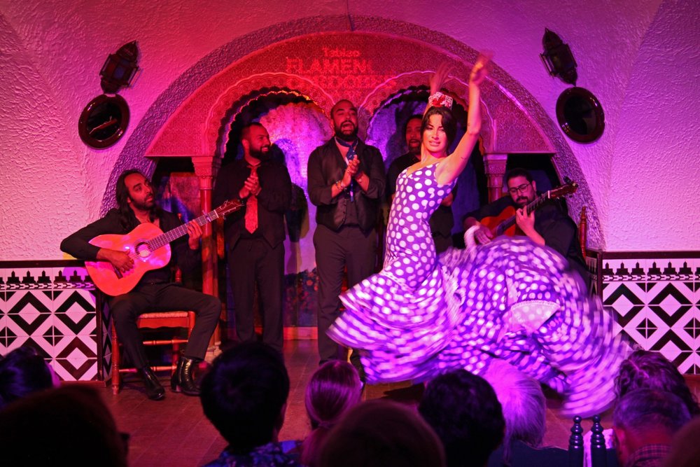 people performing flamenco