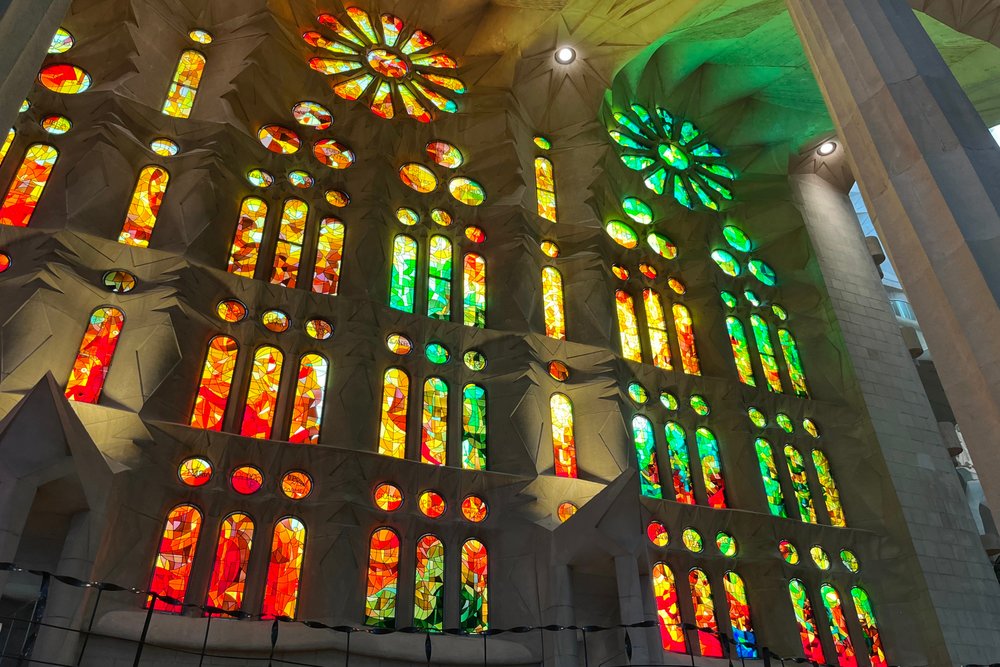inside sagrada familia
