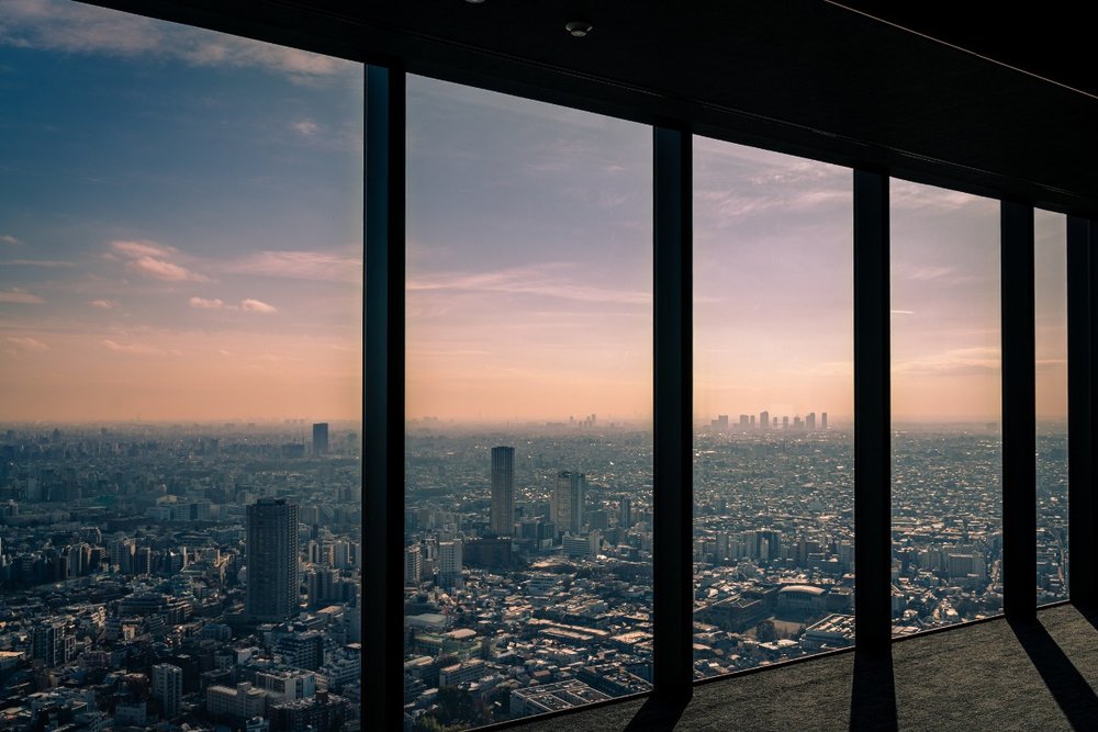 Ngắm Cảnh Đêm Tuyệt Đẹp Từ Shibuya Sky Observation Deck