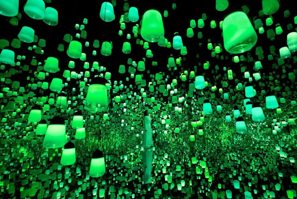 京都teamLab:Forest of Resonating Lamps: One Stroke - a Year in the Mountains