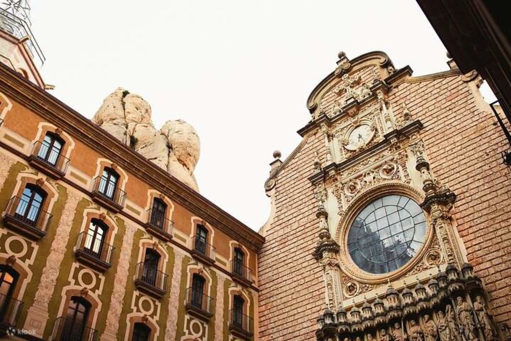 Montserrat from Barcelona Basilica