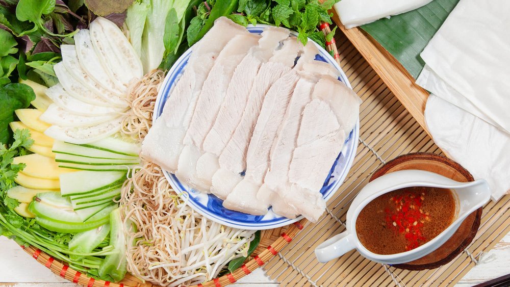 Bánh Tráng Cuốn Thịt Heo Đà Nẵng