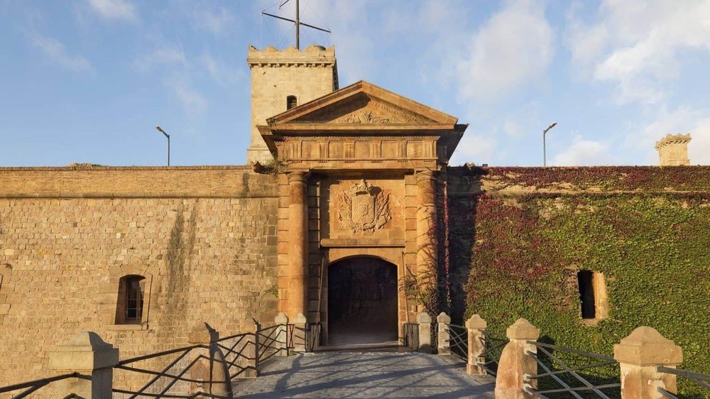 The entrance of the Montjuïc Castle