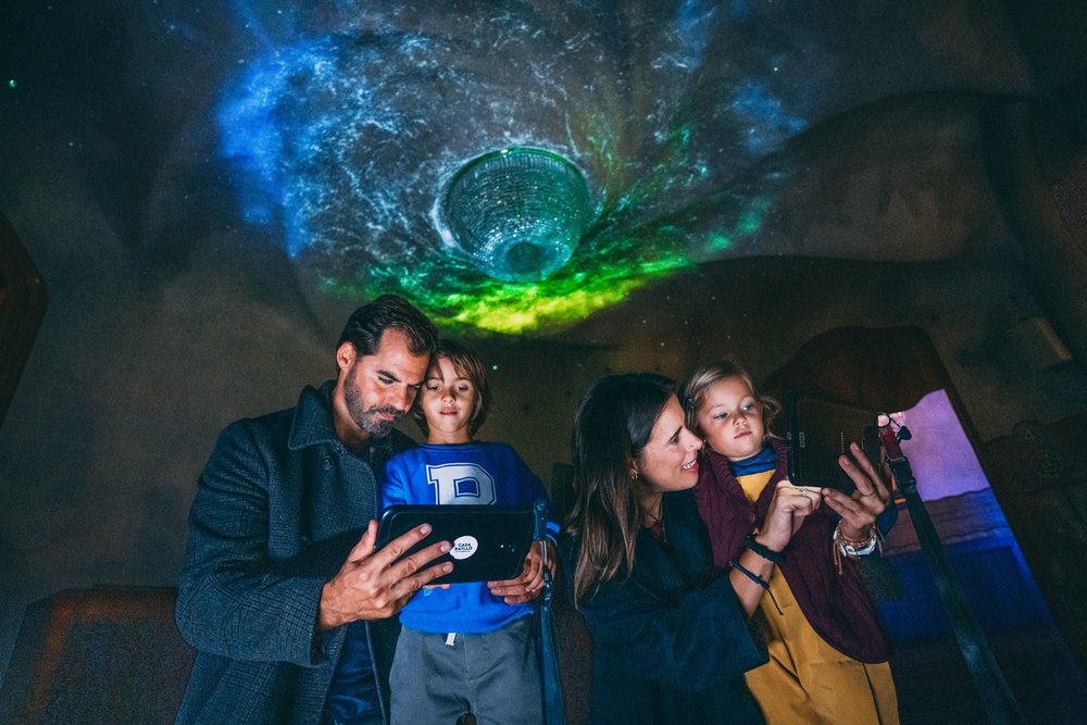 Visitors explore Casa Batlló with AR devices